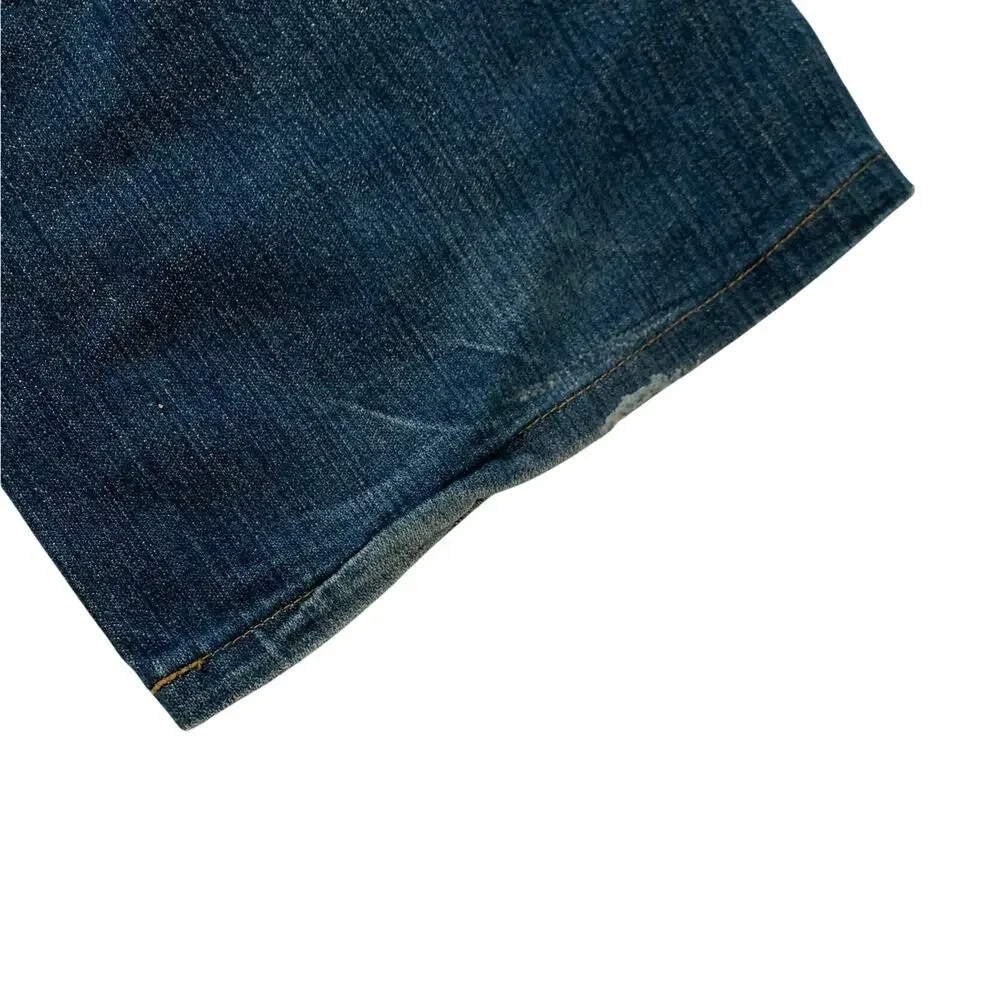 Vtg Diesel Industry Denim Y2K Mens 38x29 Made in Italy Cotton Straight Leg Jeans